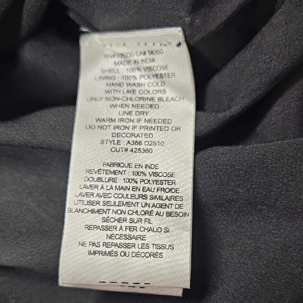 STUNNING Joie "Berline" Black Beaded Embellished Chiffon Dress - Picture 14 of 15